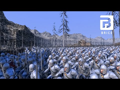 9.000 Nazi Zombies vs 12.000 Soldier of Gondors- Ultimate Epic Battle Simulator 2- UEBS 2