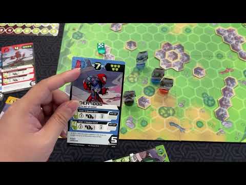 Board Game Reviews Ep #229: A.E.G.I.S.: COMBINING ROBOT STRATEGY GAME