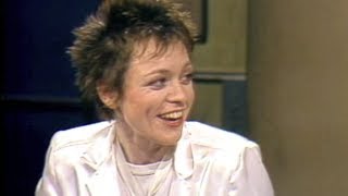 Laurie Anderson on Late Night, May 8, 1984