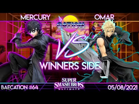 Baecation #64 - Smash Ultimate - Omar (Cloud) vs. Mercury (Joker) - Winners Side