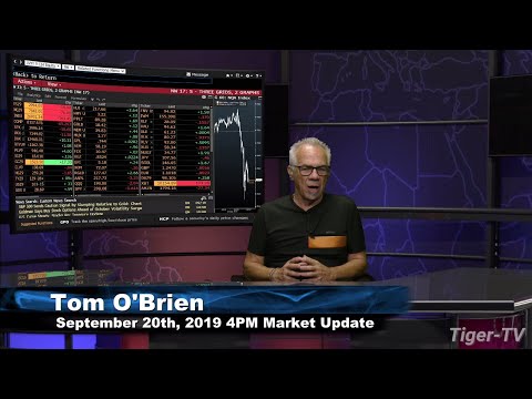 September 20th, 2019 - 4PM ET Market Update on TFNN