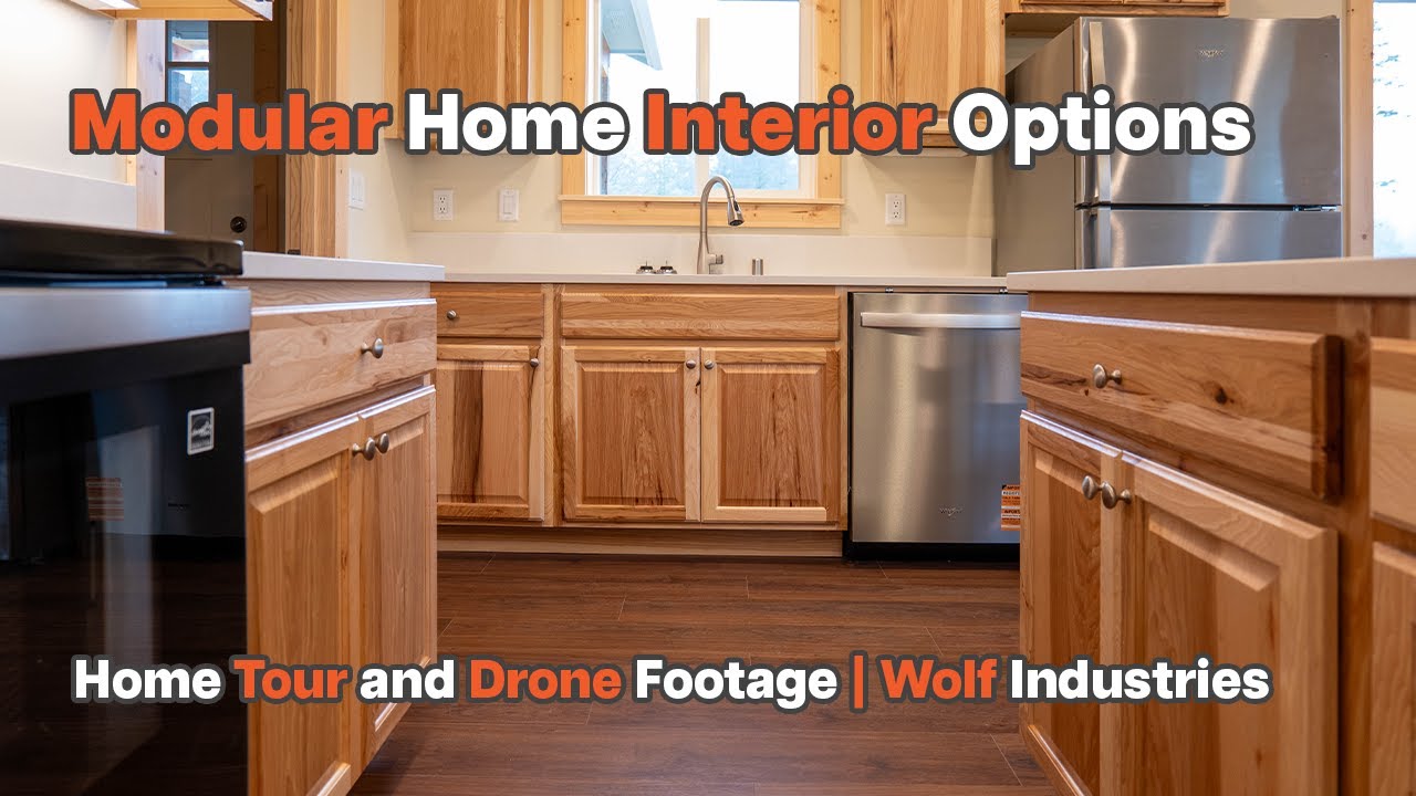 Wolf Modular Home Interior Options | Wolf Home Options | Drone Footage