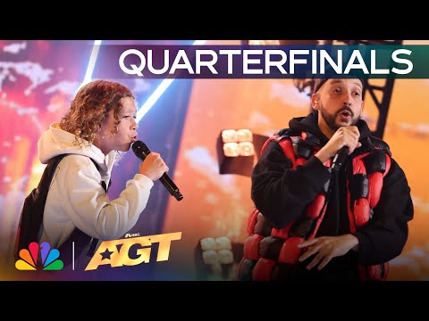Rap Duo Flewnt And Inkabee Performs Original Song, "Back Again AGT" | Quarterfinals | AGT 2024
