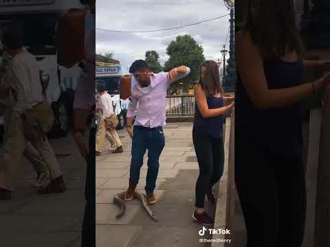 Which one? 1st or 2nd? 😂 🐍 #lol  #ukcomedy  #uktalent  #prank  #pranks  #funnyvideos #funny