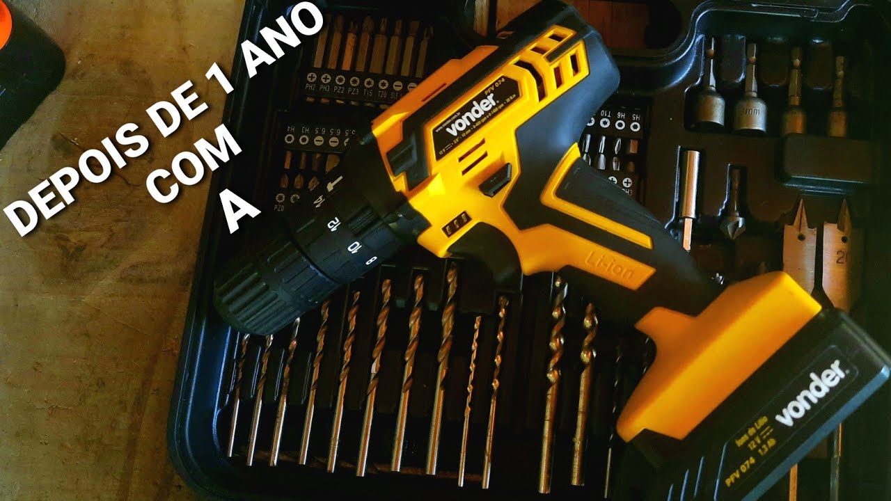 Watch Now DEPOIS DE 1 ANO COM A PARAFUSADEIRA E FURADEIRA COM IMPACTO VONDER PFV 074 DEPOIS DE 1 ANO COM A PARAFUSADEIRA E FURADEIRA COM IMPACTO VONDER PFV 074