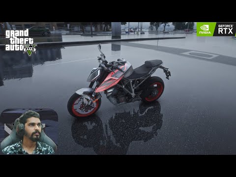 KTM Duke Bike Ride | Quantv | Ray Tracing 4K (RTX) | LA REVO | GTA 5 Mod