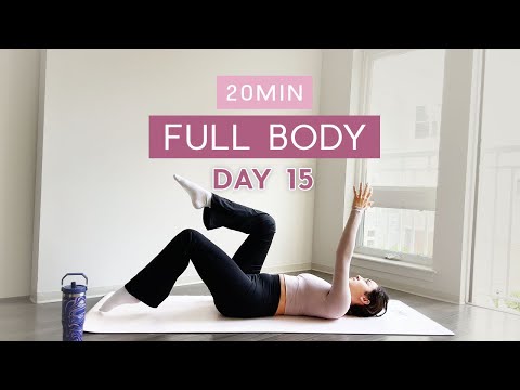 Challenging 20-Minute Full Body Pilates Workout // Day 15 - 1