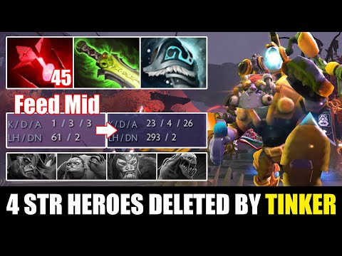 Feeder in Early Game  But Crazy Tinker Turns into Monster | Dota 2