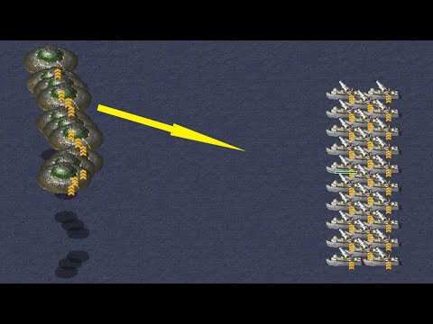 Sea Scorpions vs Disks - Same Cost - Red Alert 2