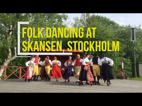Folk dancing at Skansen Stockholm