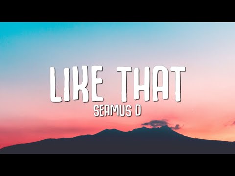 Seamus D - Like That (Lyrics)