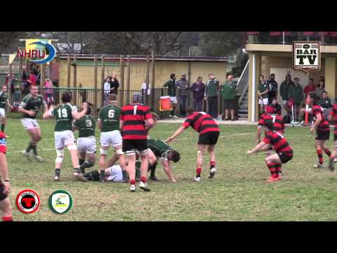 2015 NHRU Round 13 Premier 1 Highlights - Singleton v Merewether Carlton