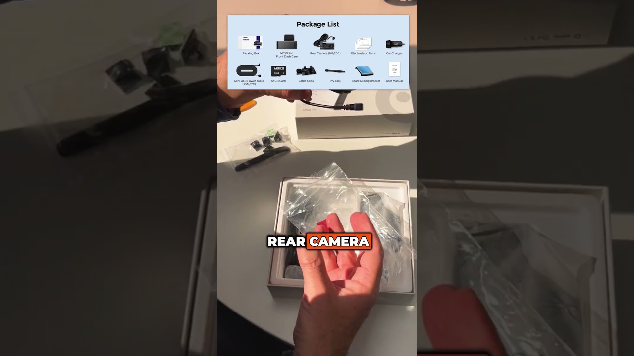 AZDome Dash Cam/Rear Facing Camera/Cab Camera and Hardwire Kit $229