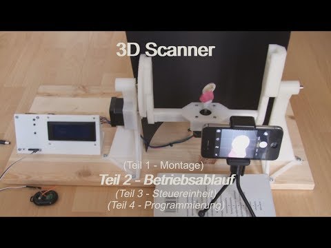 3D Photogrammetrie Scanner - Aufbau und Betrieb - Teil 2 Betriebsablauf