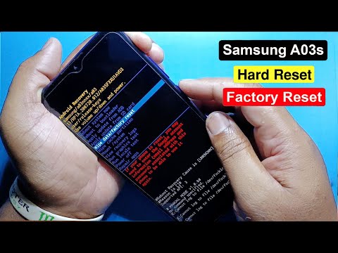 Samsung Galaxy A03s Hard Reset/Samsung A03s (A037F) Factory Reset/Remove Screen Lock/Erase All Data