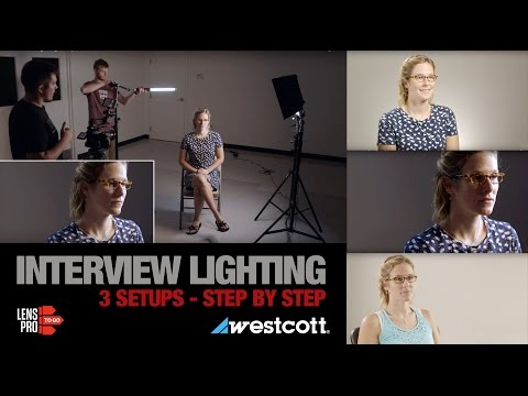 3 Interview Lighting Setups with Westcott LEDs