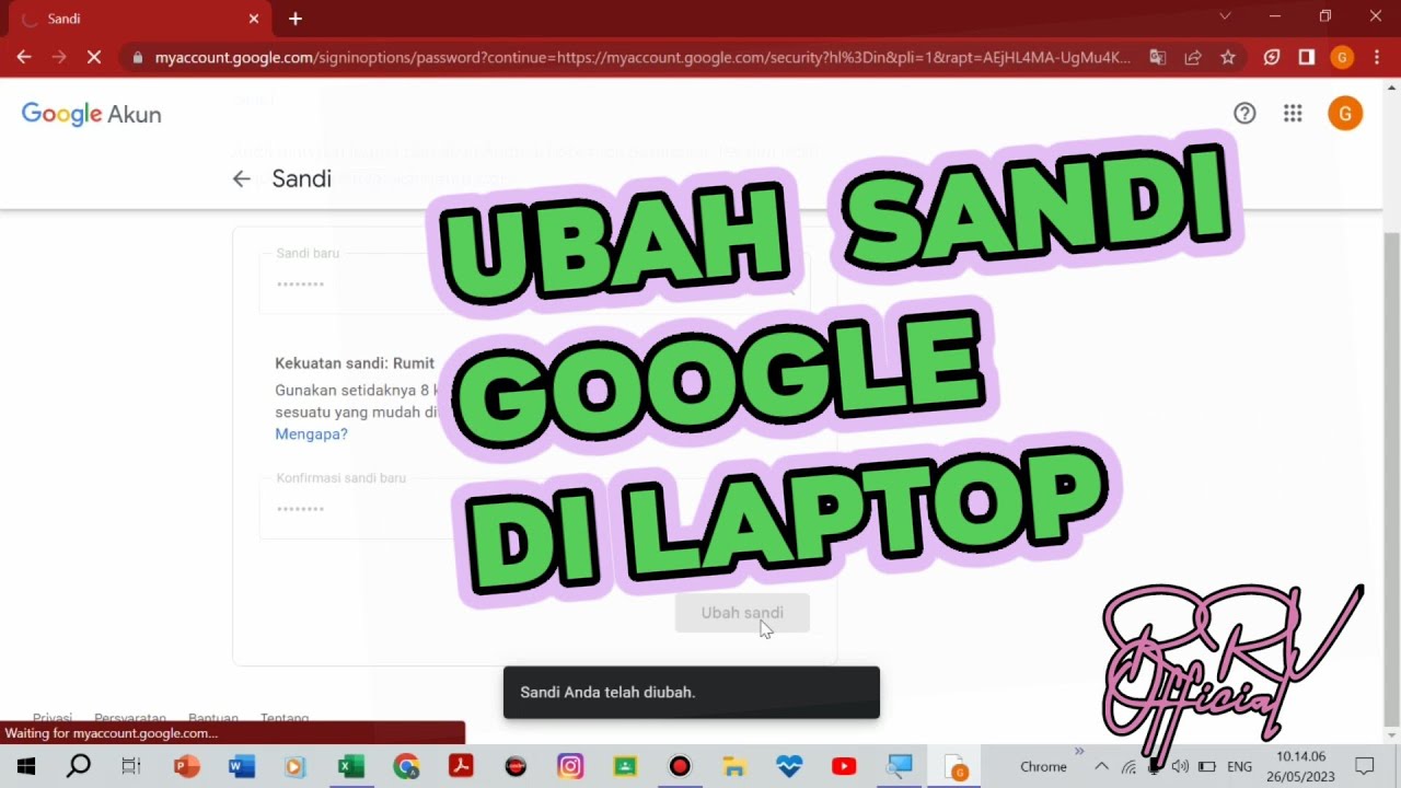 How to Change Google Account Password Using Laptop/Computer