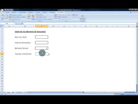 Excel VBA 105 A vous de jouer énoncé
