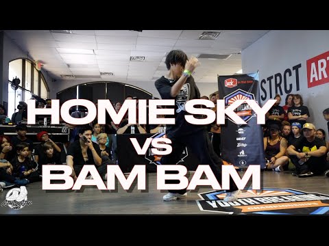 HOMIE SKY vs BAM BAM | Top 16 | Youth Breaking Championship - Vegas | United in Hip Hop | #SXSTV