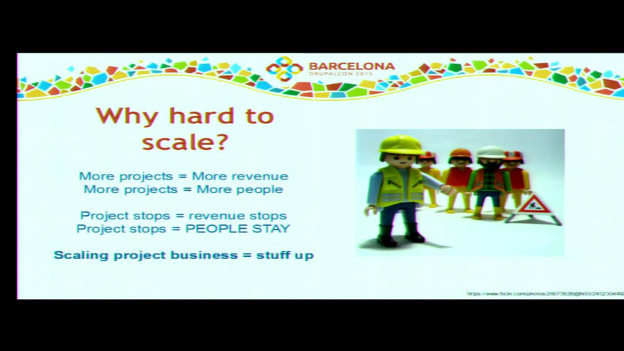 DrupalCon Barcelona 2015: How to grow stable and recurring revenue for your Drupal shop