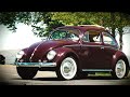 Classic 1953 Oval Window Beetle Bug Ragtop Restoration Montage