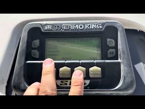 Cum să ștergi erori la thermoking s600, accesând meniul guarded access