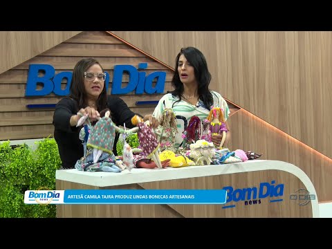 Artesã Camila Tajra produz lindas bonecas artesanais 01 03 2023