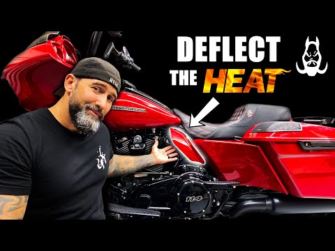 Harley Mid-Frame Air Deflectors Color-Matched from HOGWORKZ