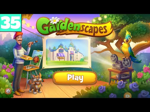 GARDENSCAPES ⭐⭐ Gameplay Walkthrough ⚡#35