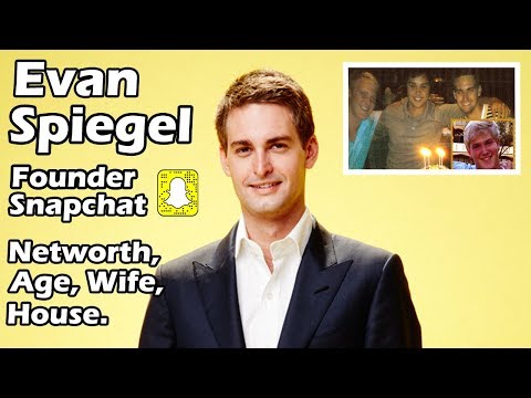 Snapchat Founder Evan Spiegel’s Networth, Age, Wife, House | Snapchat  History | Founded