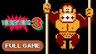 Donkey Kong 3 NES FULL GAME Longplay Gameplay Walkthrough Playthrough VGL