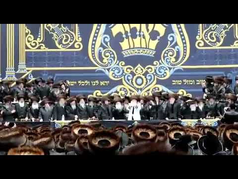 Bobover Rebbe Entering The Wedding