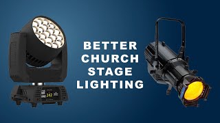Adding NEW R2X Wash VW Fixtures To Our Church Lighting!