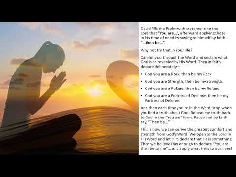 CAST ALL YOUR CARES ON HIM--The Relief We Get From Putting Our Trust In The Lord