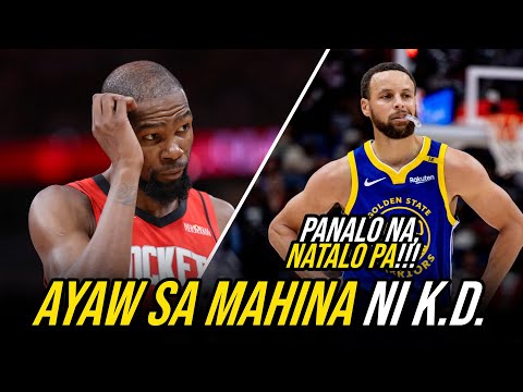 MinsaN na lang MAGAWA ni Steph Curry NATALO pa! | BALIK na sa dati si Kevin Durant