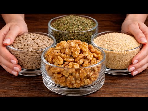 Bread made from JUST 4 seeds IN 5 mINutes! No flour or sugar! A quick and healthy recipe!