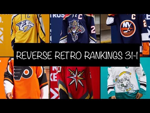 NHL Reverse Retro Jerseys Ranked