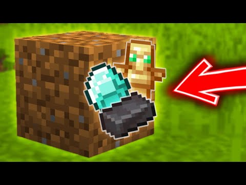 Minecraft But The EARTH Block Gives OP STUFF 😆