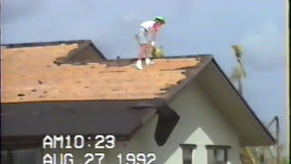 1992 08 27 Hurricane Andrew Granny's house damage