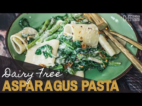 Easy and Dairy-free Asparagus Pasta | Vegan Recipe