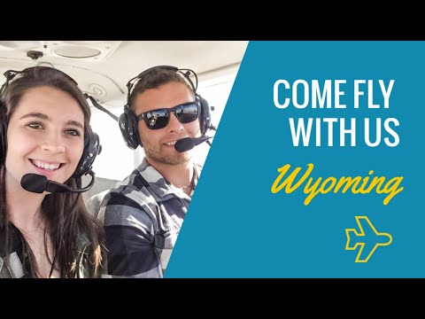 Flying Over Wyoming