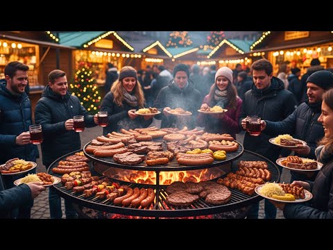 Authentisches DEUTSCHES Street Food, das Sie auf Weihnachtsmärkten probieren müssen!