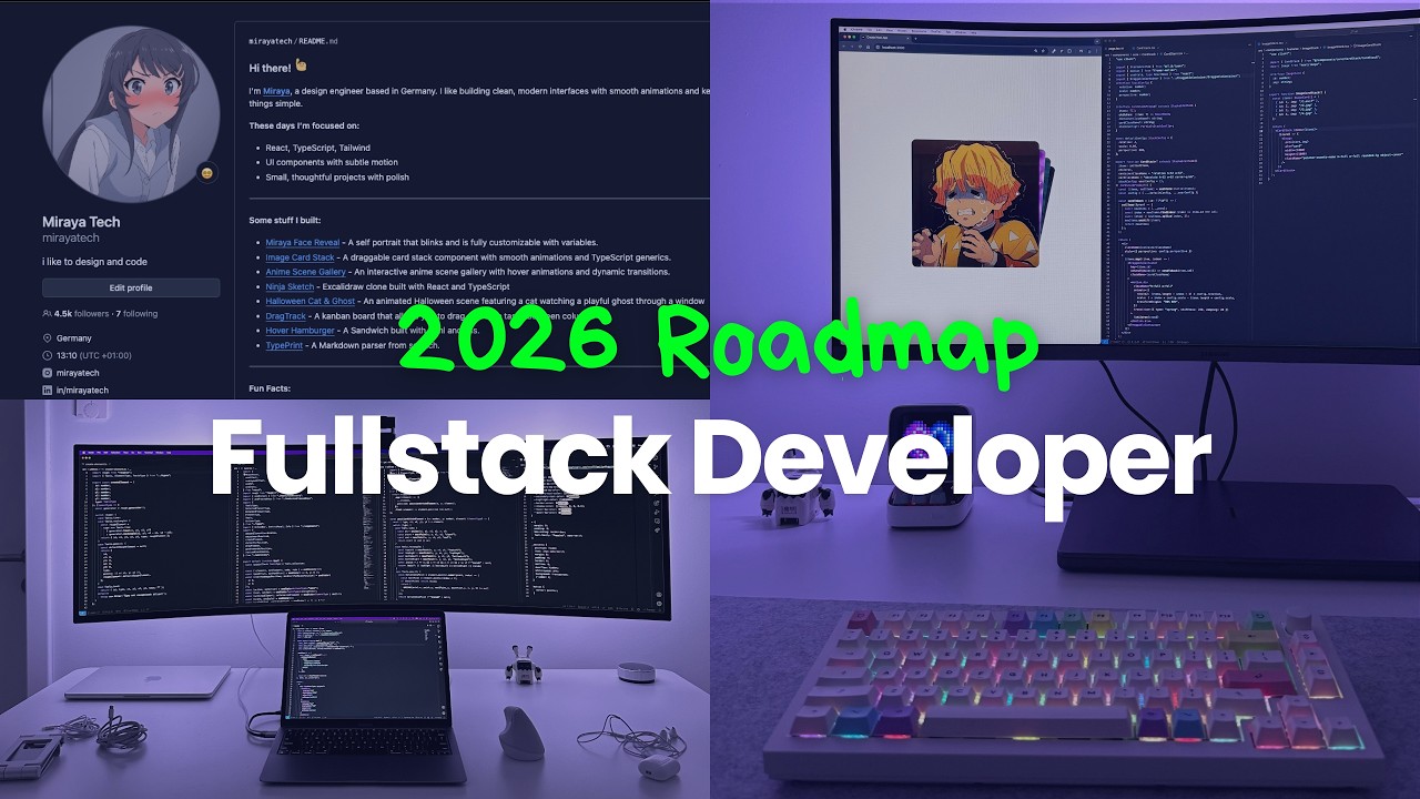 How to become a Fullstack Developer in 2026 (No Degree & No Bootcamp)