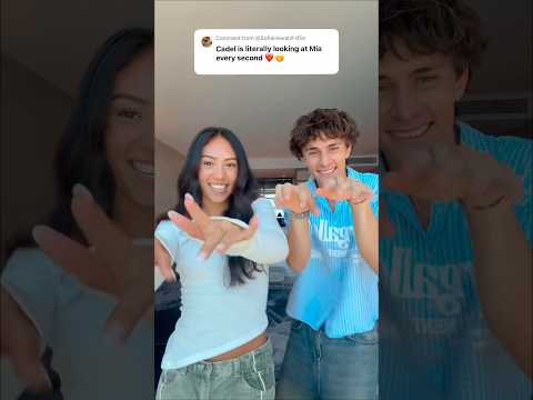 CADEL & MIA VIRAL BOA NOITE TIKTOK DANCE! 🩵 #shorts #dance