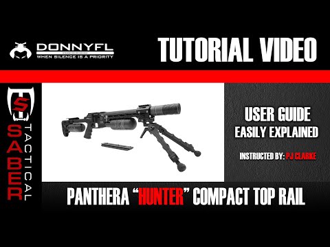 Saber Tactical Panthera Hunter Top Rail Installation on the FX Airguns Panthera