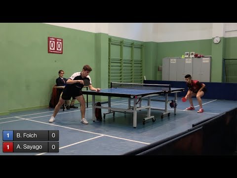 Segona Divisió Masculina – Lluïsos de Gràcia vs Falcons Sabadell  |  Tennis Taula