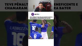 A reporter chamou a responsabilidade e bateu o penalti