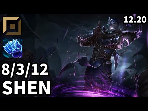 Shen Top vs Renekton - Ranked Grandmaster - Patch KR 12.20