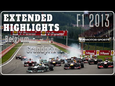 Extended Highlights | F1 | Round 11 | Belgium GP | 2013