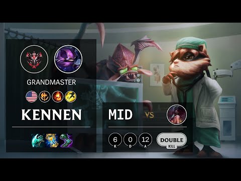 Kennen Mid vs Akali - NA Grandmaster Patch 11.7